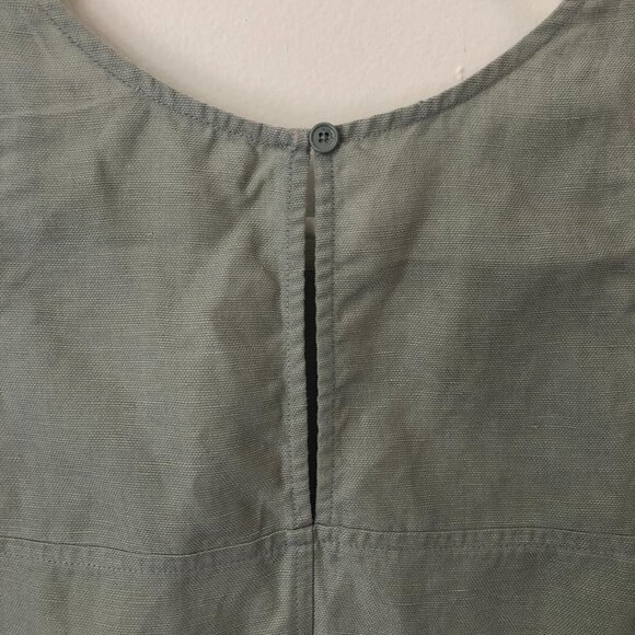 Aritzia Wilfred Octave Blouse Cropped Linen Blend Sleeveless Tank Top Size S 34" - Picture 3 of 7